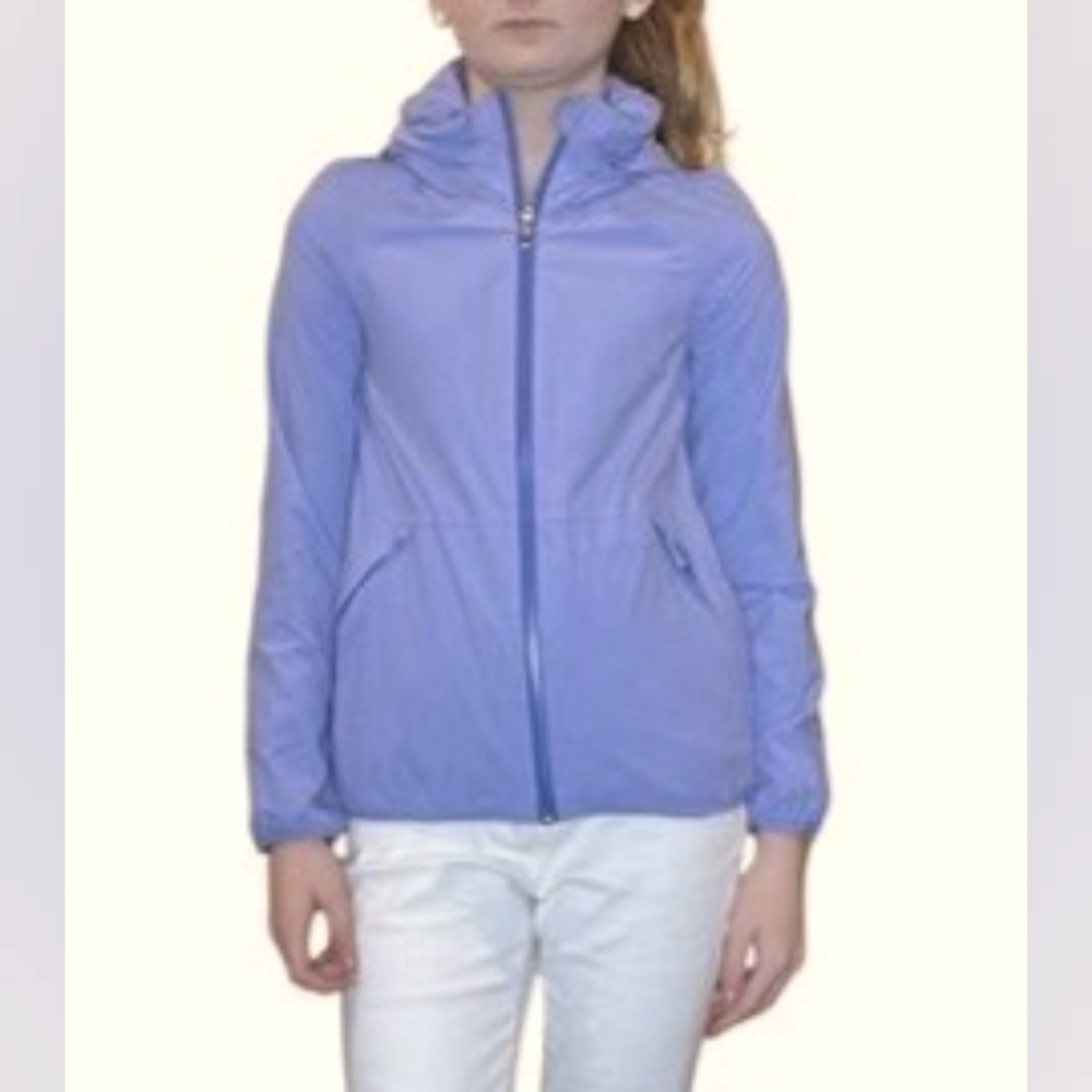 IVIVVA By Lululemon Girls  Windbreaker Jacket Full Zip Hooded Pockets